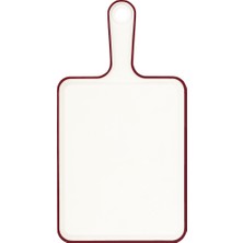 Mons Kaydırmaz Kesme Tahtası Qlux 41X22 cm Bpa Içermez Kesim Panosu Silikon Bantlı