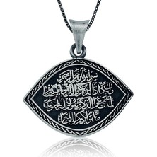 Gumush Hk Gümüş Kadın Kolye Nazar Duası |Gümüş Takı Hediyelik Ürünler