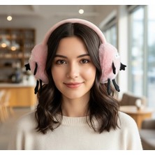 Gigi Giyim Sevimli Figürlü Katlanabilir Peluş Kulaklık