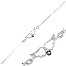 Gumush Hk Gümüş Kadın Bileklik Melek Kanadı |Gümüş Takı Hediyelik Ürünler