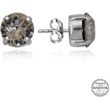 Gumush Hk Gümüş Kadın Küpe Kristal Taşlı Çivili |Gümüş Takı Hediyelik Ürünler