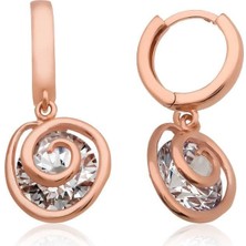 Gumush Hk Gümüş Kadın Küpe Aşk Döngüsü|Gümüş Takı Hediyelik Ürünler