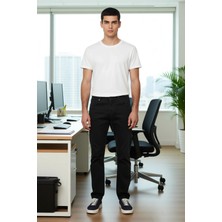 FRM Erkek Düz Kesim Denim Pantolon Fonksiyonel Dayanıklı Kaliteli Konforlu Estetik Premium Şık