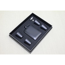 MiraLive 4 Shot Bardaklı Matara Seti Siyah