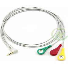 Robotistan Biomedikal Sensor Pad Kablosu (3 Konektör) - Electrode Pads