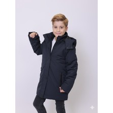 Pique CAN ÇOCUK MONT Kapüşonlu Erkek Çocuk Parka