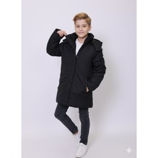 Pique CAN ÇOCUK MONT Kapüşonlu Erkek Çocuk Parka
