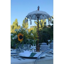 Prodiva Dekoratif Bali Şemsiyesi 80 cm Krem