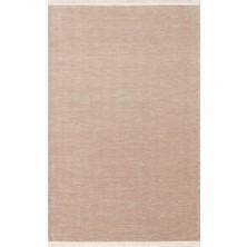 Eko Halı Liza Kilim Liz 01 Vizon Yumuşak Tuşeli Çamaşır Makinesinde Yıkanabilen Kaymaz Tabanlı Şık Kilim