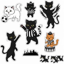 Bsb Kediler Telefon Laptop Notebook Tablet Defter Matara Stiker Etiket ST2376