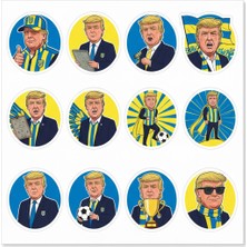 Bsb Başkan Trumph Telefon Laptop Notebook Tablet Defter Matara Stiker Etiket ST2367