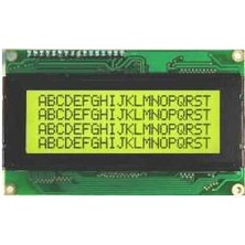 Robotistan 4X20 LCD Ekran, Yeşil Üzerine Siyah