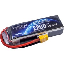 Profuse 11.1 V 3s Lipo Batarya-Pil 2250 Mah 35C