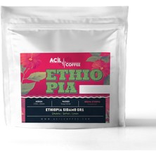 Acil Coffee Ethiopia Sidamo Gr 1 - Çikolata, Şeftali ve Limon Aromalı Filtre Kahve 250gr