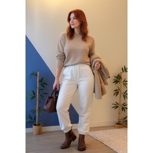 Ayla Kids Kadın Eşofman Altı XL Beden 3 Iplik Şardonlu Lastikli Paça Kalın ve Soft Kumaş