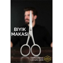 Bıyık Makası Bıyık Düzeltme Makası Profesyonel Cerrahi Çelik
