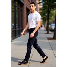 PayBuy Erkek Dikiş Detaylı Jogger Kot Pantolon Fonksiyonel Dayanıklı Kaliteli Konforlu Estetik Şık