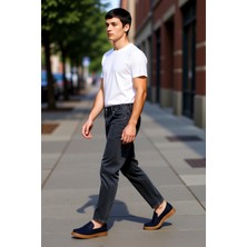 PayBuy Kadın Için Koyu Denim Kot Pantolon Rahat Kesim Fonksiyonel Dayanıklı Kaliteli Konforlu Şık