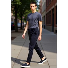 PayBuy Kadın Için Açık Slim Fit Kumaş Dokuma Pantolon Beli Bağlama Detaylı Fonksiyonel Dayanıklı Şık
