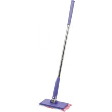 MiraLive Otomatik Bez Değiştiren Mop Sap Çek=bez Bırak - Sap It=bez Tut 360° BAŞLIK=8X16CM - Sap: 68CM (K95)