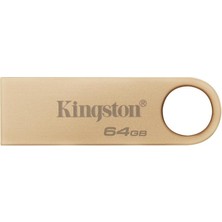 Elba Kingston DTSE9G3-64GB 64GB 220MB-S Metal USB 3.2 Gen 1 Datatraveler Se9 G3 Flash Bellek