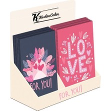 Keskin Color Tebrik Kartı Zarflı 80 Li Display