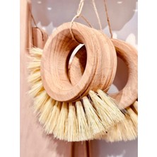 MiraLive Ahşap Sebze Meyve Yıkama Fırçası