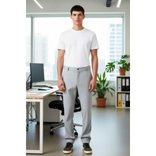 FRM Kadın Için Açık Düz Dokuma Pantolon Slim Fit Beli Bağlama Detaylı Fonksiyonel Dayanıklı Şık