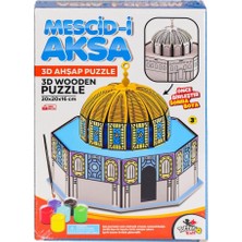 8209 Mescidi Ahka 3D Ahşap Puzzle ve Boyama Totteriq