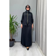 Miss Dalida Cupro Ipek Takım Siyah T26K-8200 (T26K-2003)