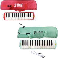 Lino 32 Tuşlu Melodika 1 Adet Renkli Bez Çanta Ölçü: 1 Karışık Seçenek