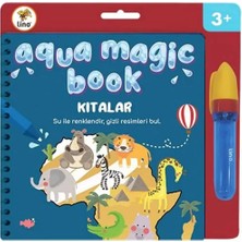 Lino Sihirli Boyama Kitabı Aqua Magic Book Kıtalar TFL-1001