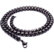 Hg.Aksesuar Erkek Arnavut Çelik Kolye 6mm