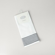 Linens Arrow 40X60 cm Kurulama Bezi Antrasit-Beyaz