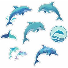 Bsb Yunuslar Telefon Laptop Notebook Tablet Defter Matara Stiker Etiket ST2342