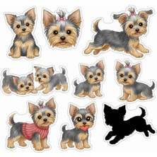 Bsb Köpekler Telefon Laptop Notebook Tablet Defter Matara Stiker Etiket ST2335