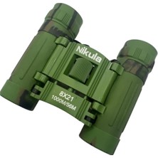 Pilelistore 8X21 Dürbün Kamuflaj Dürbünü 56M/1000M Kauçuk Kaplama