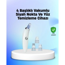 MiraLive Vakum Teknolojili Siyah Nokta Temizleyici Cihaz – 4 Farklı Başlık ve Derinlemesine Gözenek Temizliği