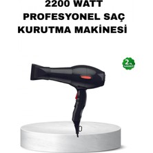 MiraLive Profesyonel Saç Kurutma Makinesi – Ac Motor, Soğuk Üfleme, 2 Hız Kademesi