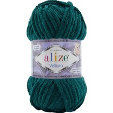 Alize Velluto 426 Petrol El Örgü Ipi