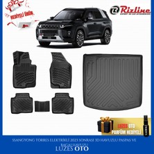 Rizline Ssangyong Torres Elektrikli 3D Havuzlu Paspas ve Bagaj Havuzu 2024 Model Uyumlu