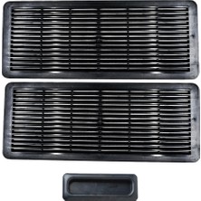 Alpha Auto Part  Mercedes C Sınıf (W202-W203)  Için Sunroof Güneşlik El Tutamağı ve Izgara Seti -Siyah