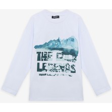 Nebbati Bg Store Erkek Çocuk Beyaz Tshirt