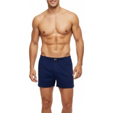 İki Yıldız Erkek Penye Baskı Desenli Boxer  BGL-ST05011