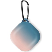 Caseonn Samsung Galaxy Buds 2 - Buds 2 Pro Kılıf Duo Aurora Koruma Mavi Pembe