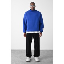 Vamos Vizon Kart Detaylı Oversize Sweatshirt Saks