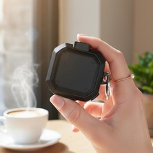 Caseonn Samsung Galaxy Buds Fe - Buds Core Kılıf Güvenlik Kilitli Military Tank Siyah