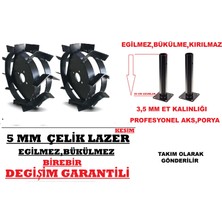 Dalaz,sthıll Çapa  Makinesi Uyumlu Demir Teker Takımı