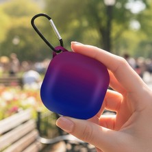 Caseonn Samsung Galaxy Buds Fe - Buds Core Kılıf Duo Aurora Koruma Mor Mavi
