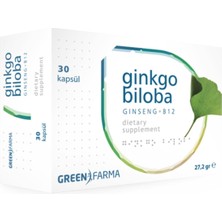 Green Farma Ginkgo Biloba Gingseng B12 30 Kapsül